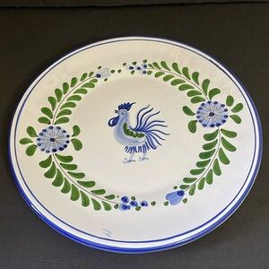 Italian Hand Painted in Italy Rooster Plate 12”‎